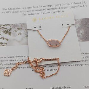 Kendra Scott rose Gold Necklace